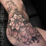 тату мандала на бедре 04.02.2020 №078 -mandala tattoo- tattoo-photo.ru