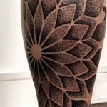 тату мандала на ноге 04.02.2020 №016 -mandala tattoo- tattoo-photo.ru