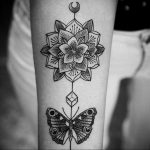 тату мандала на ноге 04.02.2020 №018 -mandala tattoo- tattoo-photo.ru