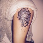 тату мандала на ноге 04.02.2020 №021 -mandala tattoo- tattoo-photo.ru