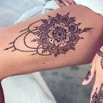 тату мандала на ноге 04.02.2020 №024 -mandala tattoo- tattoo-photo.ru