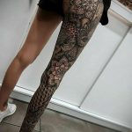 тату мандала на ноге 04.02.2020 №031 -mandala tattoo- tattoo-photo.ru