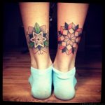 тату мандала на ноге 04.02.2020 №035 -mandala tattoo- tattoo-photo.ru