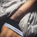 тату мандала на ноге 04.02.2020 №052 -mandala tattoo- tattoo-photo.ru