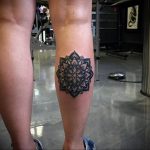 тату мандала на ноге 04.02.2020 №057 -mandala tattoo- tattoo-photo.ru