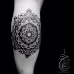 тату мандала на ноге 04.02.2020 №060 -mandala tattoo- tattoo-photo.ru