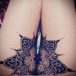 тату мандала на ноге 04.02.2020 №069 -mandala tattoo- tattoo-photo.ru