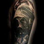 тату противогаз 15.01.2020 №008 -gas mask tattoo- tattoo-photo.ru