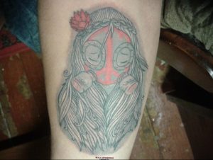 тату противогаз 15.01.2020 №024 -gas mask tattoo- tattoo-photo.ru_2