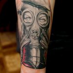 тату противогаз 15.01.2020 №026 -gas mask tattoo- tattoo-photo.ru_2