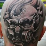 тату противогаз 15.01.2020 №029 -gas mask tattoo- tattoo-photo.ru_2