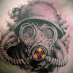 тату противогаз 15.01.2020 №035 -gas mask tattoo- tattoo-photo.ru_2