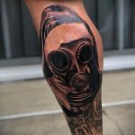 тату противогаз 15.01.2020 №048 -gas mask tattoo- tattoo-photo.ru_2