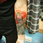 тату противогаз 15.01.2020 №058 -gas mask tattoo- tattoo-photo.ru_2