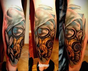 тату противогаз 15.01.2020 №060 -gas mask tattoo- tattoo-photo.ru_2