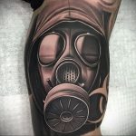 тату противогаз 15.01.2020 №063 -gas mask tattoo- tattoo-photo.ru_2