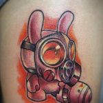 тату противогаз 15.01.2020 №065 -gas mask tattoo- tattoo-photo.ru_2