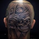 тату противогаз 15.01.2020 №290 -gas mask tattoo- tattoo-photo.ru