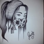 тату противогаз эскиз 15.01.2020 №034 -tattoo gas mask sketches- tattoo-photo.ru