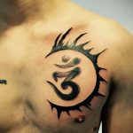 фото вариант символ тату ОМ 08.02.2020 №024 -tattoo om- tattoo-photo.ru