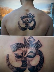 фото пример тату ОМ 08.02.2020 №075 -tattoo om- tattoo-photo.ru