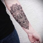 фото пример тату мандала 04.02.2020 №010 -mandala tattoo- tattoo-photo.ru
