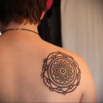 фото пример тату мандала 04.02.2020 №017 -mandala tattoo- tattoo-photo.ru