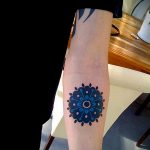 фото пример тату мандала 04.02.2020 №032 -mandala tattoo- tattoo-photo.ru
