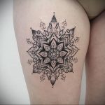 фото пример тату мандала 04.02.2020 №044 -mandala tattoo- tattoo-photo.ru