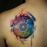 фото пример тату мандала 04.02.2020 №059 -mandala tattoo- tattoo-photo.ru