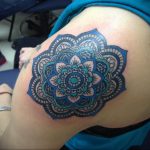 фото пример тату мандала 04.02.2020 №097 -mandala tattoo- tattoo-photo.ru