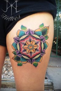 фото пример тату мандала 04.02.2020 №155 -mandala tattoo- tattoo-photo.ru