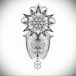 фото пример тату мандала 04.02.2020 №201 -mandala tattoo- tattoo-photo.ru