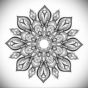 фото пример тату мандала 04.02.2020 №203 -mandala tattoo- tattoo-photo.ru