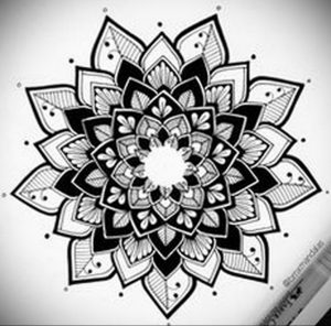 фото пример тату мандала 04.02.2020 №209 -mandala tattoo- tattoo-photo.ru