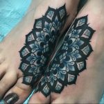 фото пример тату мандала 04.02.2020 №233 -mandala tattoo- tattoo-photo.ru