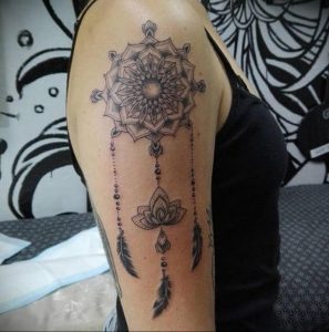 фото пример тату мандала 04.02.2020 №274 -mandala tattoo- tattoo-photo.ru
