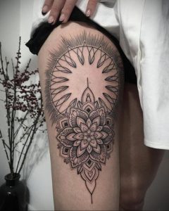 фото пример тату мандала 04.02.2020 №330 -mandala tattoo- tattoo-photo.ru