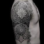 фото пример тату мандала 04.02.2020 №346 -mandala tattoo- tattoo-photo.ru