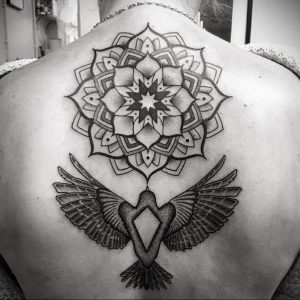 фото пример тату мандала 04.02.2020 №395 -mandala tattoo- tattoo-photo.ru