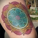 фото пример тату мандала 04.02.2020 №447 -mandala tattoo- tattoo-photo.ru