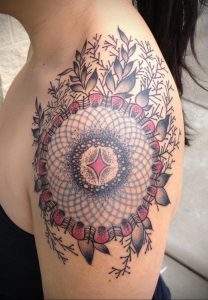 фото пример тату мандала 04.02.2020 №455 -mandala tattoo- tattoo-photo.ru