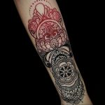 фото пример тату мандала 04.02.2020 №458 -mandala tattoo- tattoo-photo.ru