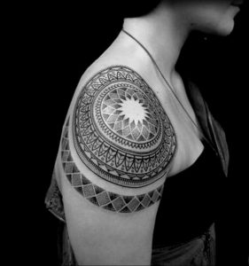 фото пример тату мандала 04.02.2020 №461 -mandala tattoo- tattoo-photo.ru