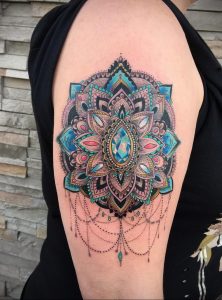 фото пример тату мандала 04.02.2020 №471 -mandala tattoo- tattoo-photo.ru