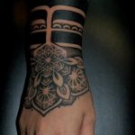 фото тату мандала браслетом 04.02.2020 №031 -mandala tattoo- tattoo-photo.ru