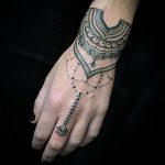 фото тату мандала браслетом 04.02.2020 №059 -mandala tattoo- tattoo-photo.ru