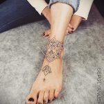 фото тату мандала браслетом 04.02.2020 №066 -mandala tattoo- tattoo-photo.ru