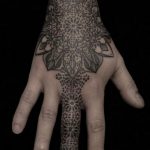 фото тату мандала браслетом 04.02.2020 №076 -mandala tattoo- tattoo-photo.ru