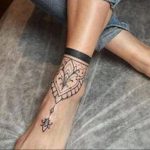 фото тату мандала браслетом 04.02.2020 №087 -mandala tattoo- tattoo-photo.ru